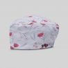 Calot infirmière élastiqué imprimé jolis fleurs Gary's