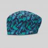 Calot de chirurgien élastiqué motif digital marine Gary's