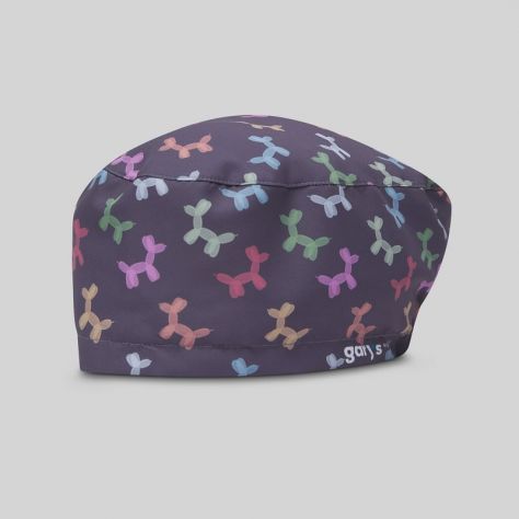 Calot de pédiatre élastiqué motif ballons animaux Gary's