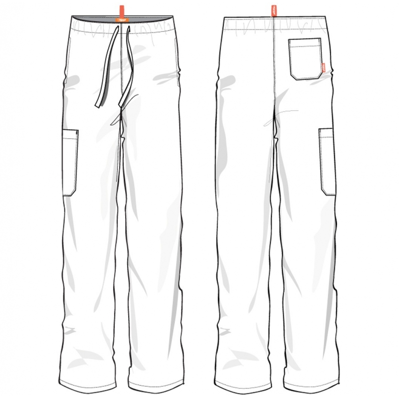 Pantalon Unisexe Noir Orange G3702