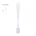 Porte carte vertical extensible avec lanière