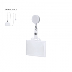 Porte carte horizontal à cliper extensible