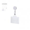 Porte carte horizontal à cliper extensible