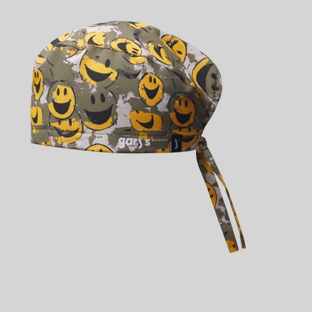 Calot à nouer motif emojis Gary's