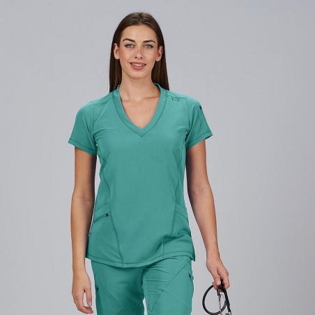 Tunique médicale écoresponsable femme Nancy Gary's