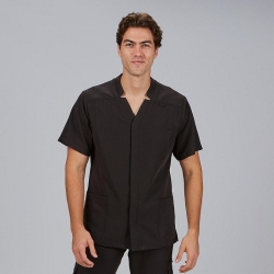 Blouse homme pressions cachées zippée Alfred Gary’s ecoresponsable
