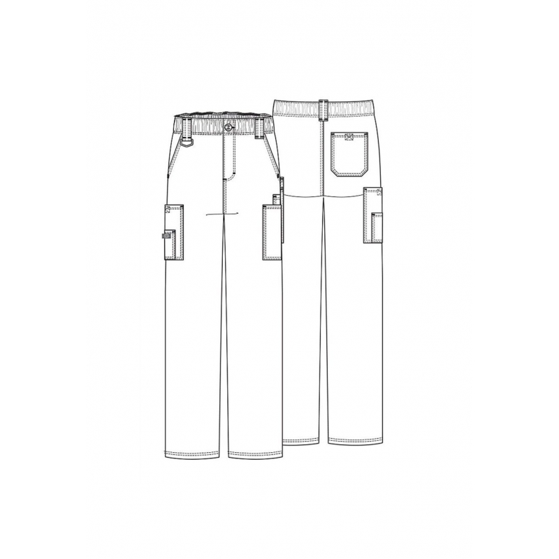 Pantalon Dickies Médical Homme 81006 Blanc
