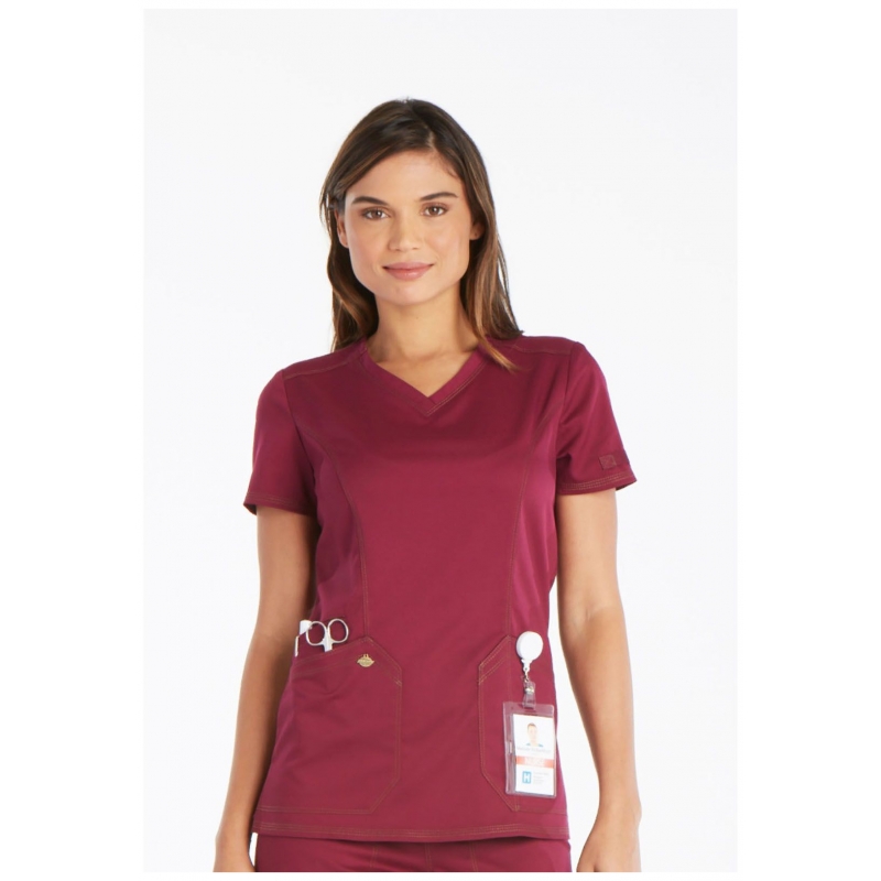 Blouse Médicale Dickies Femme DK803 Bordeaux