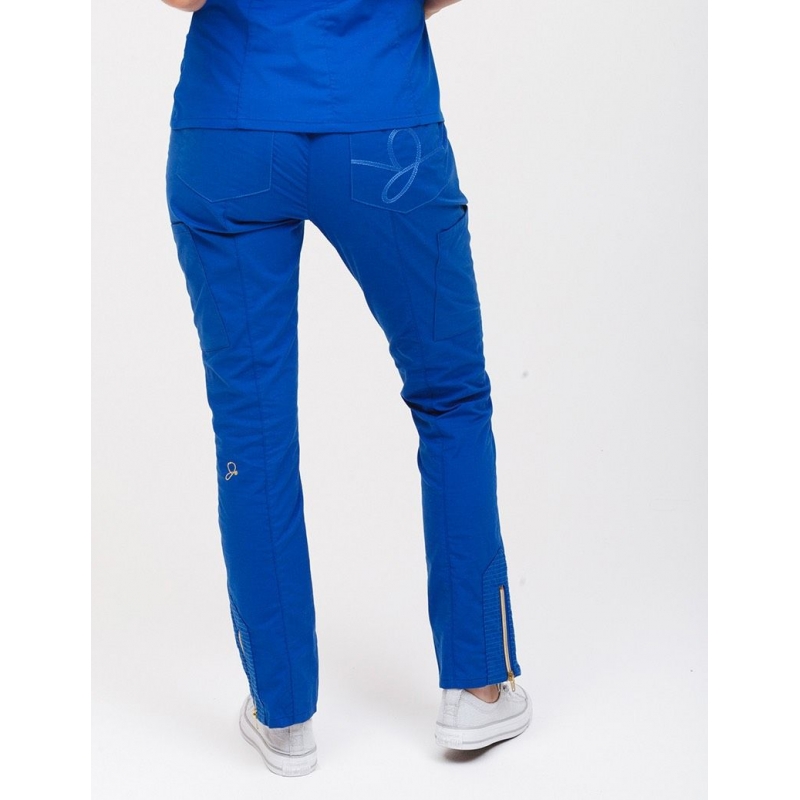 Pantalon Jaanuu "Moto Pant" Bleu Royal