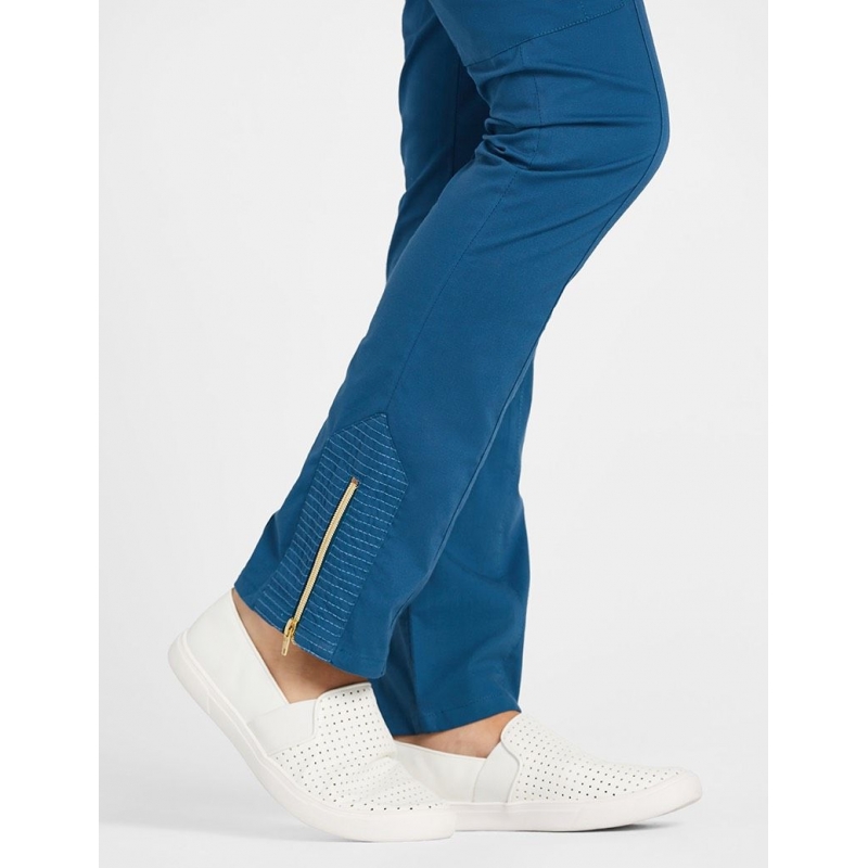 Pantalon Jaanuu "Moto Pant" Bleu Caraibe