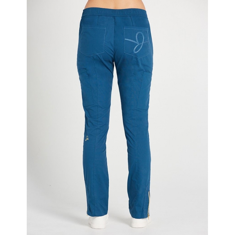 Pantalon Jaanuu "Moto Pant" Bleu Caraibe