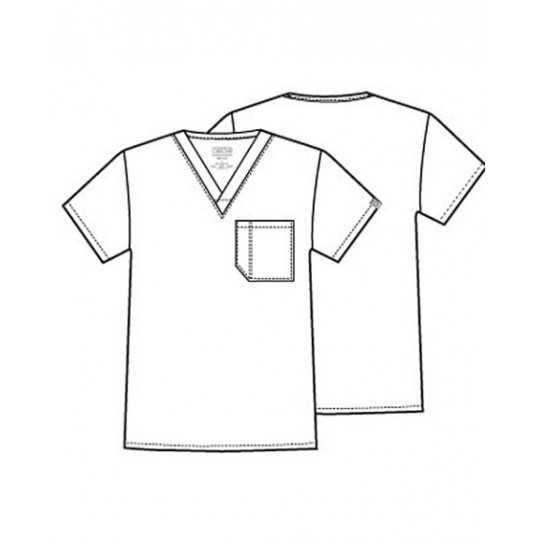 Tunique Medicale Cherokee Antimicrobienne Unisexe Bleu Royal 34777A