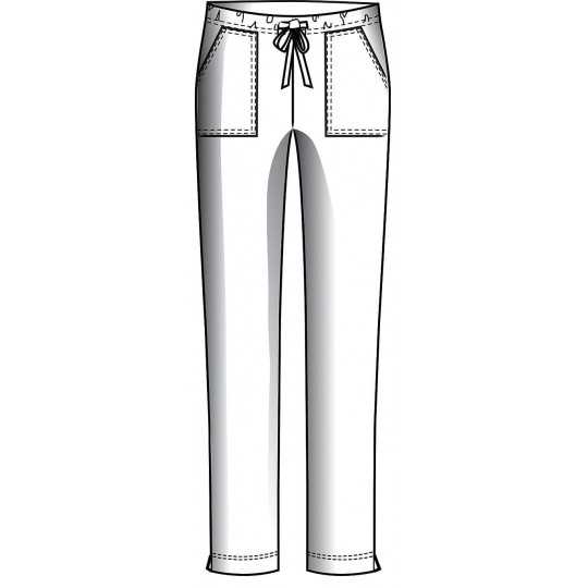 Pantalon Medical Cherokee Femme Blanc 4203