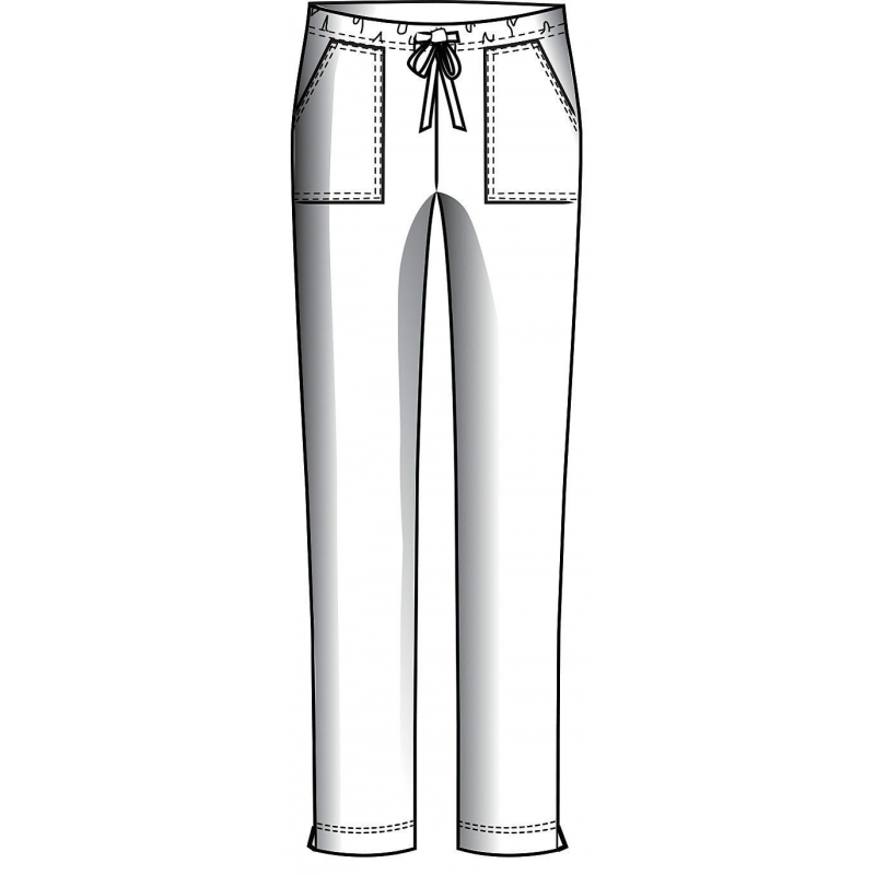 Pantalon Medical Cherokee Femme Bordeaux 4203