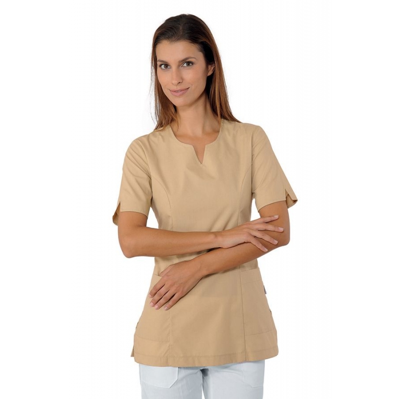 Tunique Médicale Femme Col Goutte d'eau Tiffany Biscuit