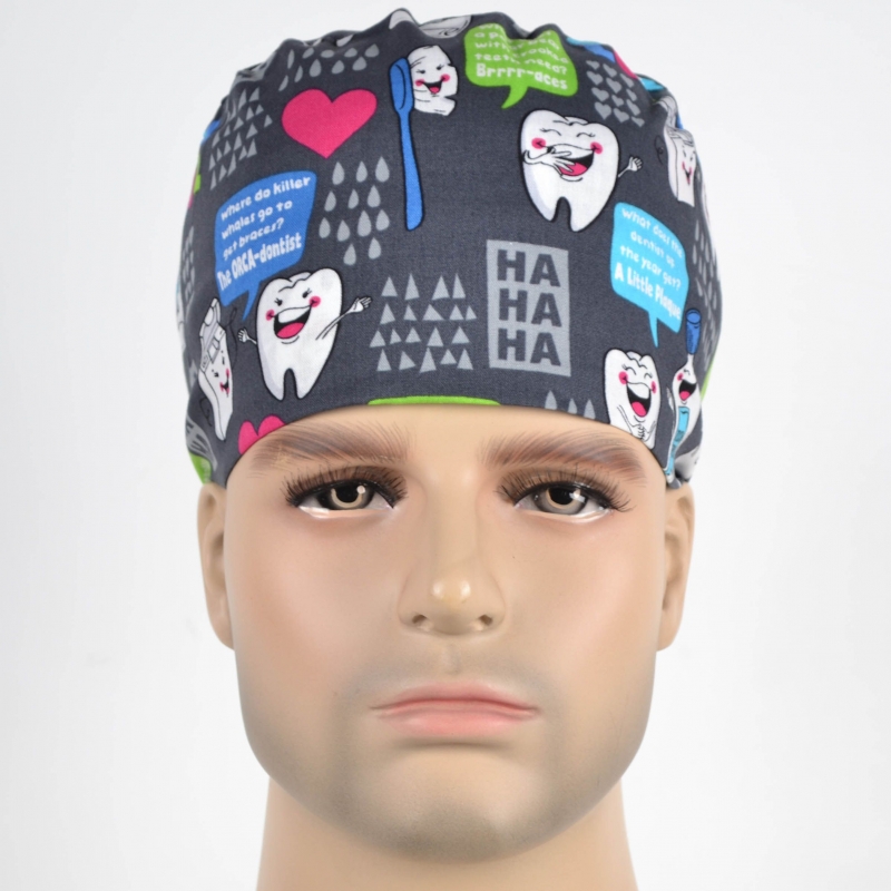 Calot Chirurgien Gris Dentiste