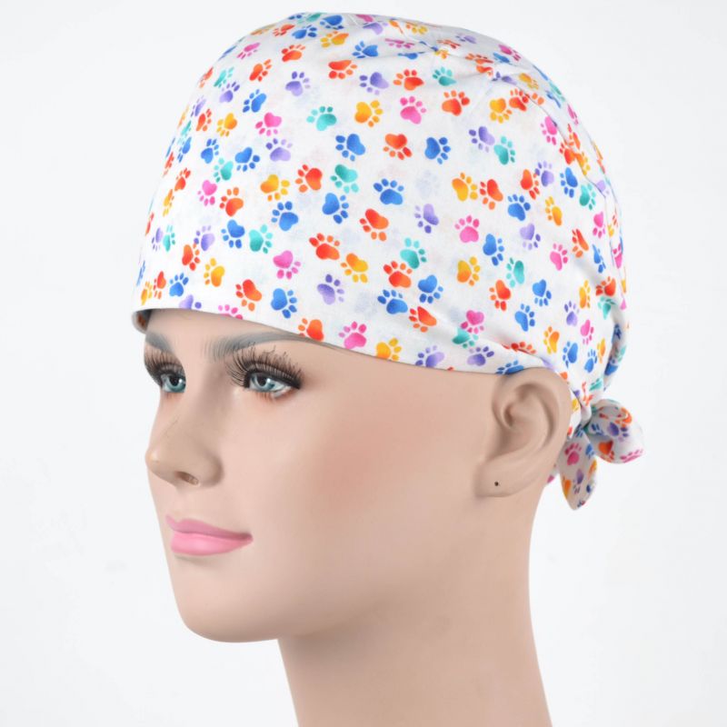 Bonnet Chirurgical Unisexe - 100% Polyester - Ajustable Et Respirant - Pour Santé Ou Cuisine
