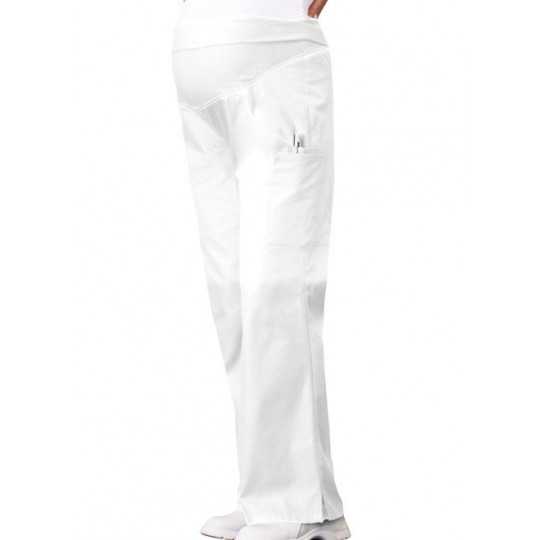 Pantalon médical Cherokee femme enceinte Blanc