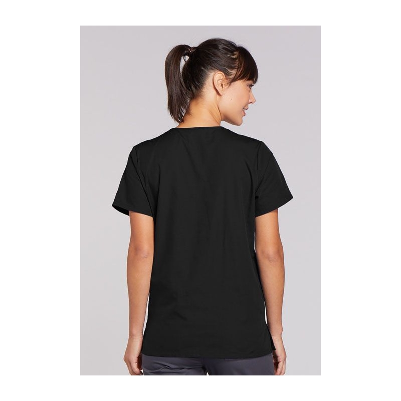 Blouse Médicale Pression Femme Cherokee 4770 Noir