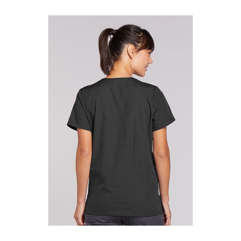Blouse Médicale Pression Femme Cherokee 4770 Gris Anthracite