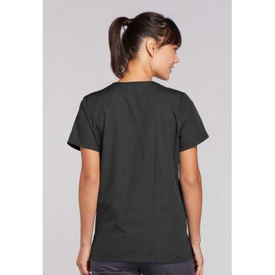 Blouse Médicale Pression Femme Cherokee 4770 Gris Anthracite