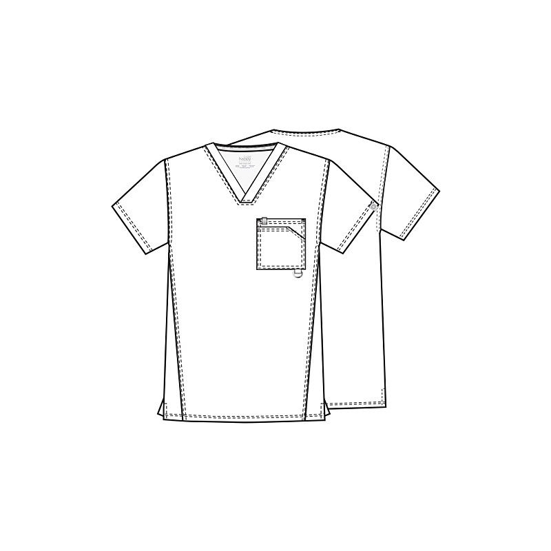 Tunique Medicale Homme Code Happy Blanc 16600AB