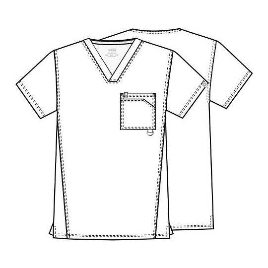 Tunique Medicale Homme Code Happy Blanc 16600AB