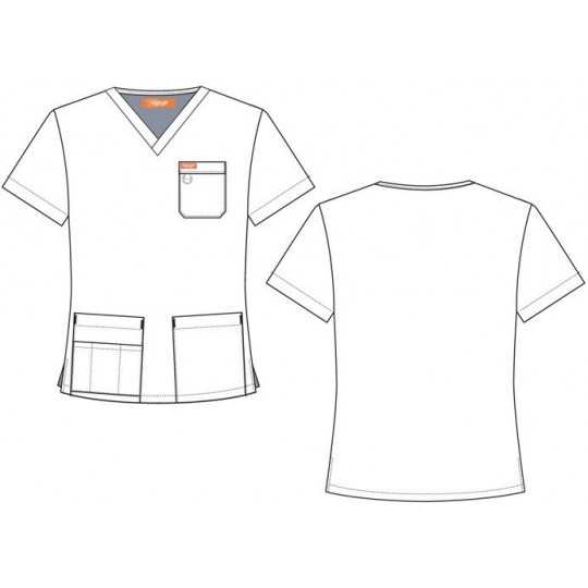 Tunique Orange Unisexe Bleu Royal G3107