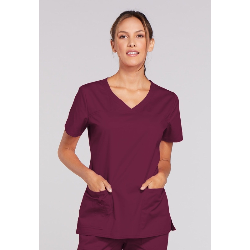 Tunique Medicale Femme Cherokee Bordeaux 4727
