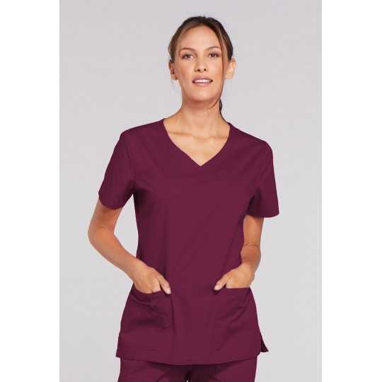 Tunique Medicale Femme Cherokee Bordeaux 4727
