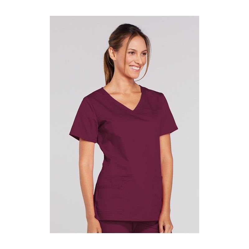 Tunique Medicale Femme Cherokee Bordeaux 4727