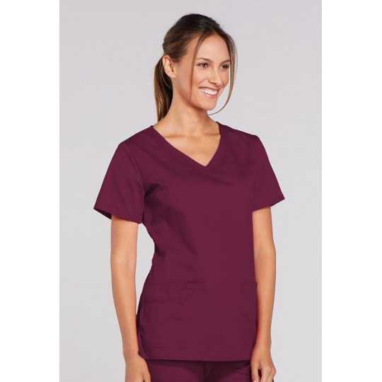 Tunique Medicale Femme Cherokee Bordeaux 4727