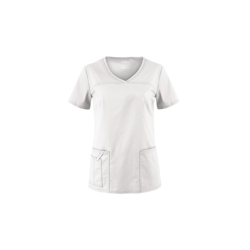 Tunique Medicale Cherokee Femme Blanc 4727