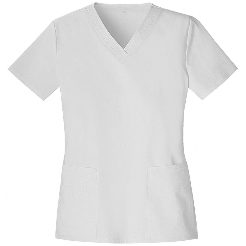 Tunique Medicale Cherokee Luxe Femme Blanc 1845