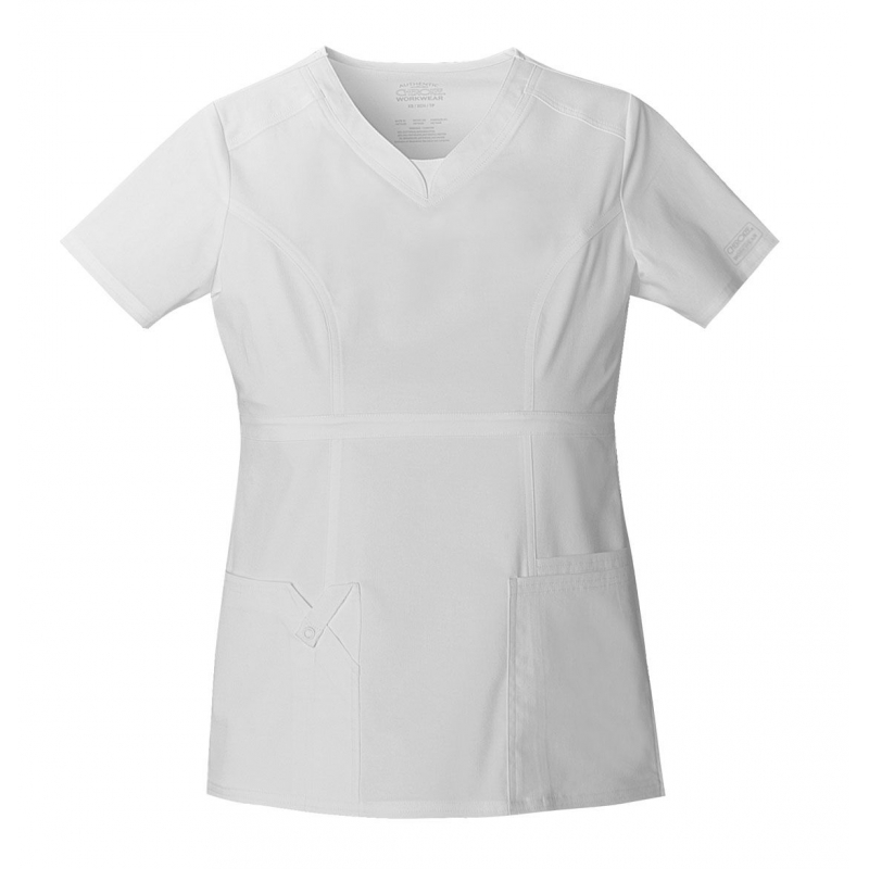 Tunique Medicale Cherokee Femme Blanc 24703