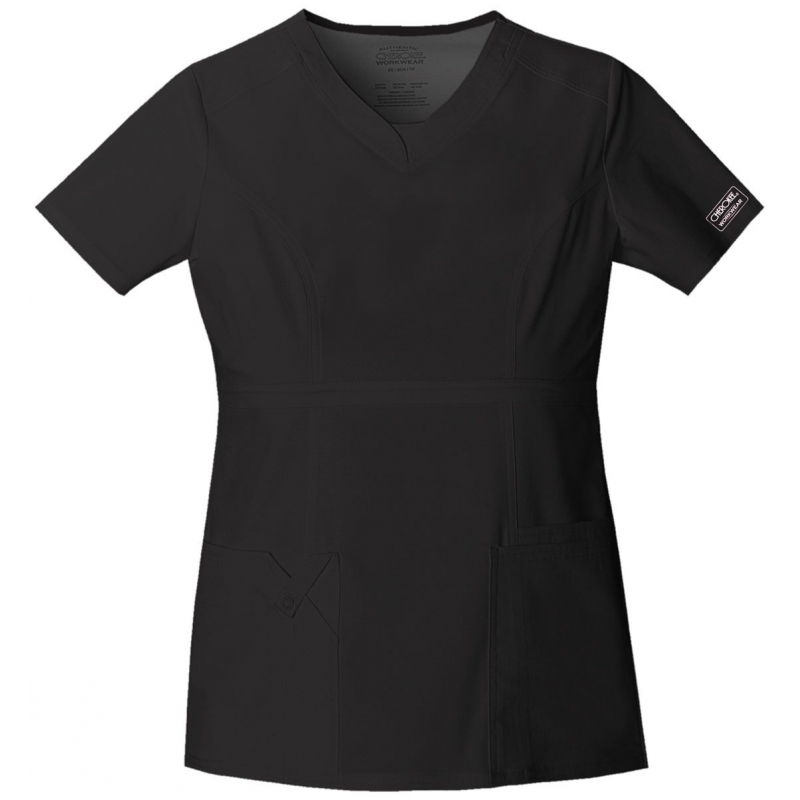 Tunique Medicale Cherokee Femme Noir 24703
