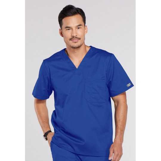 Tunique Medicale Homme Cherokee Bleu Royal 4743