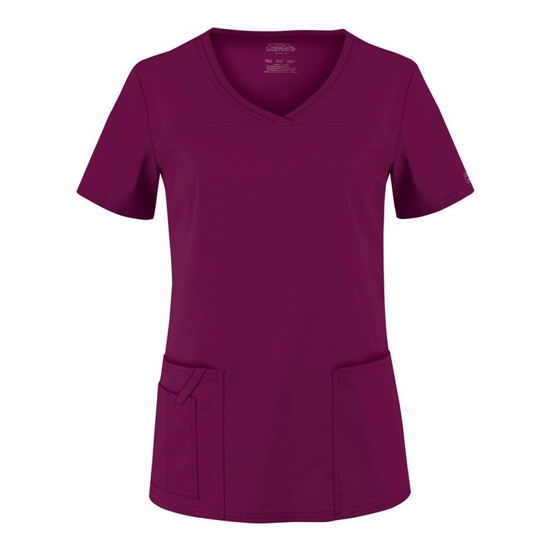 Tunique Medicale Cherokee Femme Bordeaux 4727