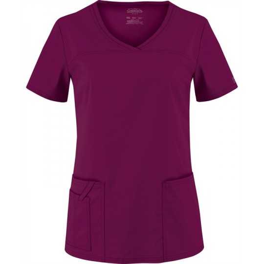Tunique Medicale Cherokee Femme Bordeaux 4727