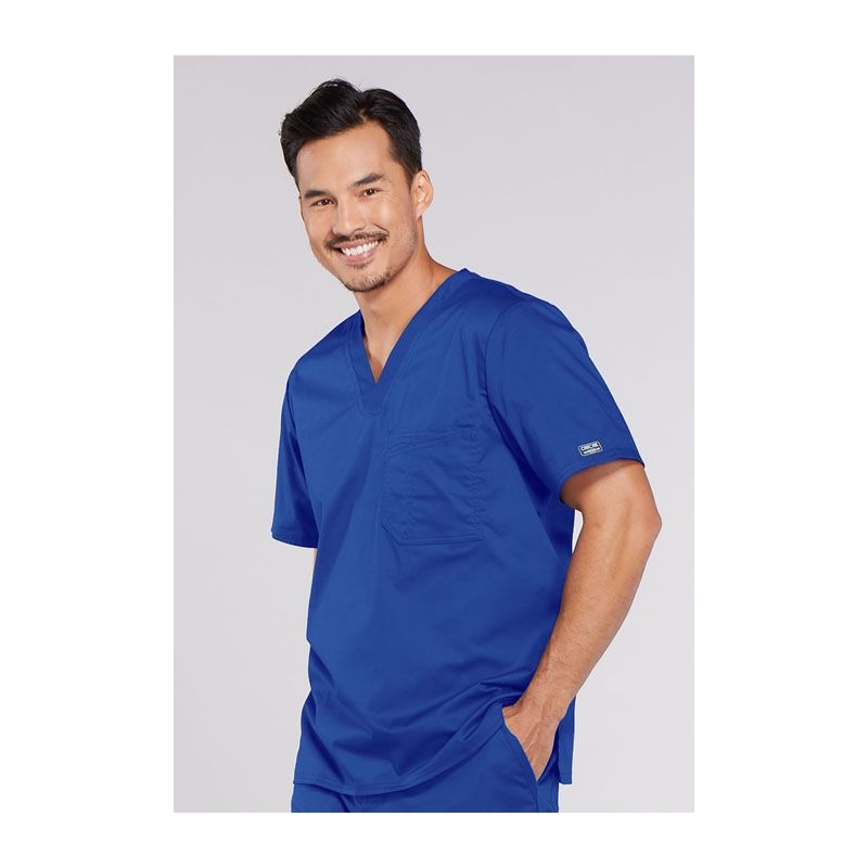 Tunique Medicale Homme Cherokee Bleu Royal 4743