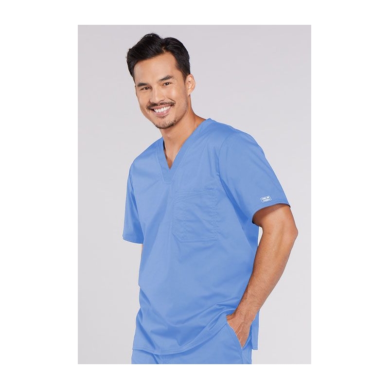 Tunique Medicale Homme Cherokee Bleu Ciel 4743