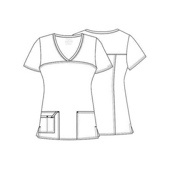 Tunique Medicale Cherokee Femme Bordeaux 4727