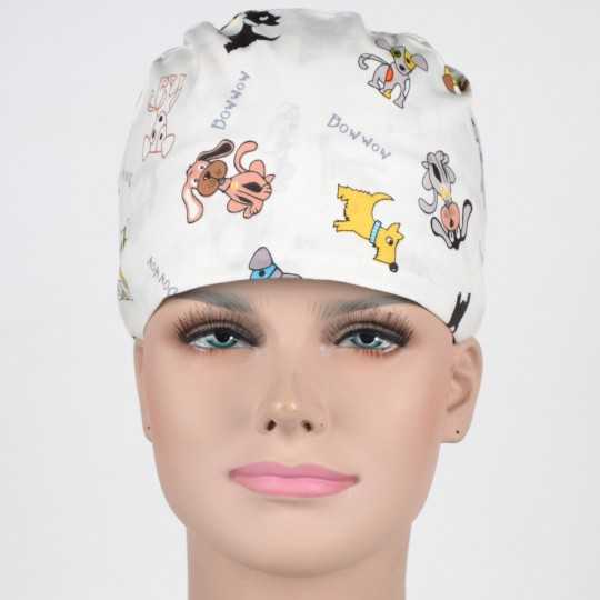 Calot Chirurgie Vétérinaire Blanc avec chiens