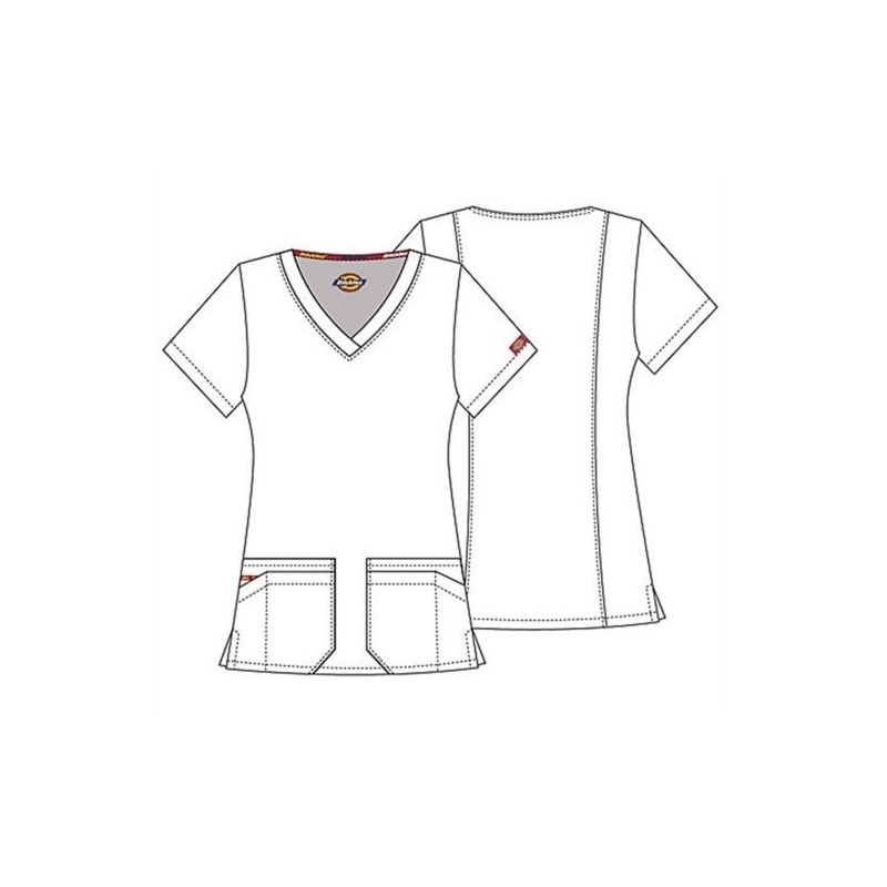 Tunique Medicale Dickies Femme Gris anthracite 85906