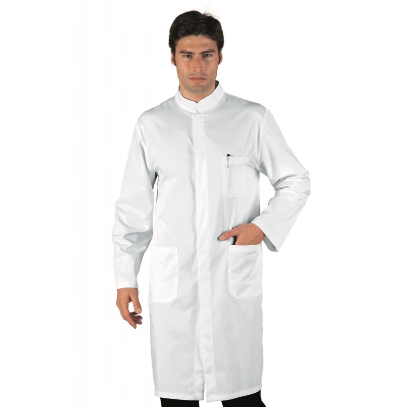 Blouse Blanche 100% Coton Manches Longues Homme Davemport