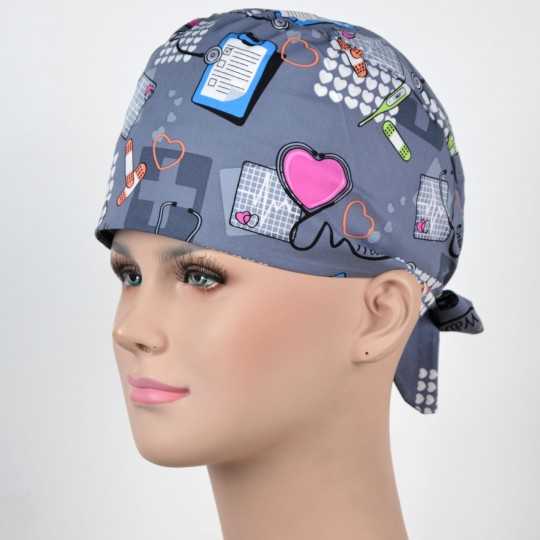 Calot Chirurgie Gris motif Medecine