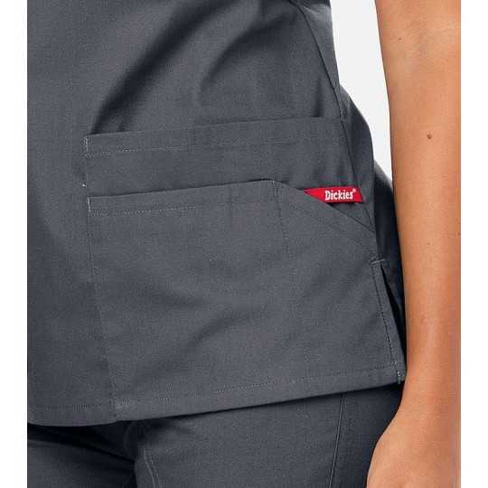 Tunique Médicale Dickies Femme Gris Anthracite 85820