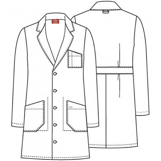 Blouse Medicale Dickies Unisexe Blanc 83404