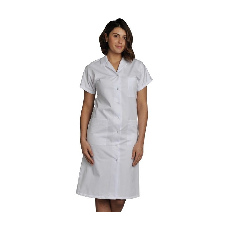 Blouse Blanche Femme Manuella Manches Courtes Blanc