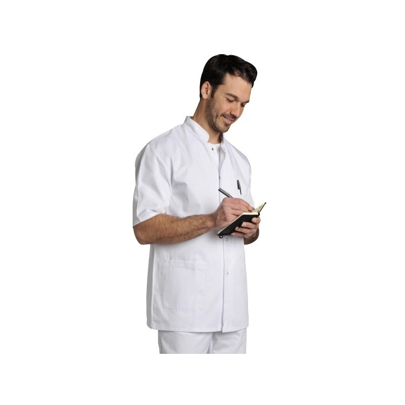 Blouse Médicale Homme Denis pour Dentiste Kiné Blanc
